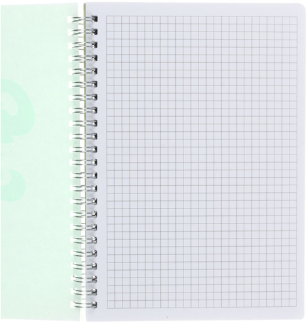 Тетрадь общая А5, 80 л. на гребне Light Book, 145*210 мм, клетка, 1, зеленая Тетрадь общая А5, 80 л. на гребне Light Book, 145*210 мм, клетка, 1, зеленая