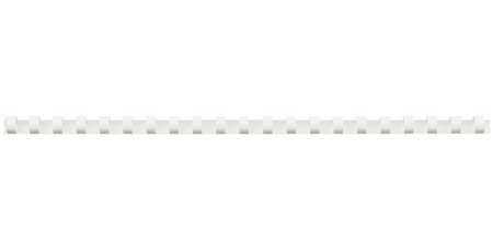 Пружина пластиковая OfficeSpace (10), 10 мм, белая