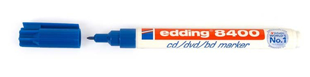 Маркер для дисков CD/DVD Edding 8400, синий Маркер для дисков CD/DVD Edding 8400, синий