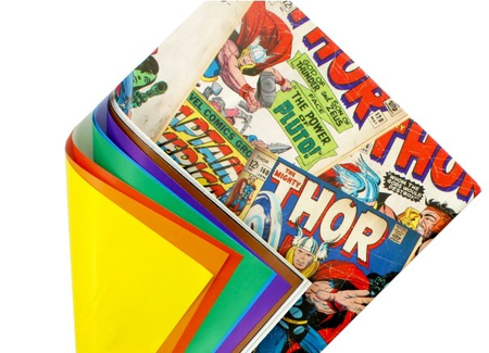 Бумага цветная односторонняя А4 Marvel Comics, 8 цветов*2, 16 л.