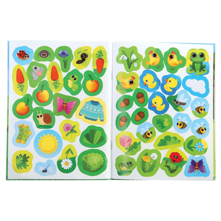 Книга с наклейками «Умка», 160*215 мм, 8 л., «Наклейки малышам», ассорти