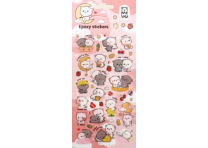 Наклейки гелевые Meshu, 10×23 см, Cute Kittens Наклейки гелевые Meshu, 10×23 см, Cute Kittens