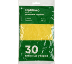 Перчатки латексные хозяйственные Optiline, размер L, желтые