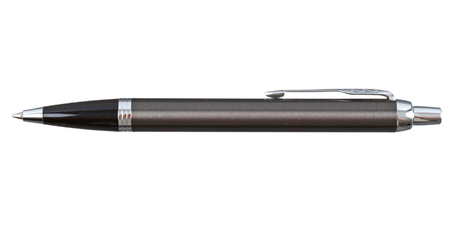 Ручка подарочная шариковая Parker IM Core K321 Dark Espresso CT, корпус темно-серый