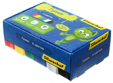 Гуашь «Джинсовая коллекция», 6 цветов*20 мл Гуашь «Джинсовая коллекция», 6 цветов*20 мл