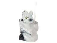 Ёршик для унитаза с подставкой «Кот-хулиган»