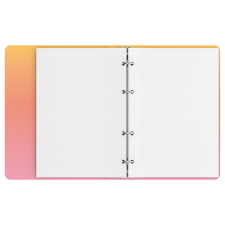 Тетрадь общая А5, 120 л. на кольцах BG, 160*210 мм, клетка, Life Is