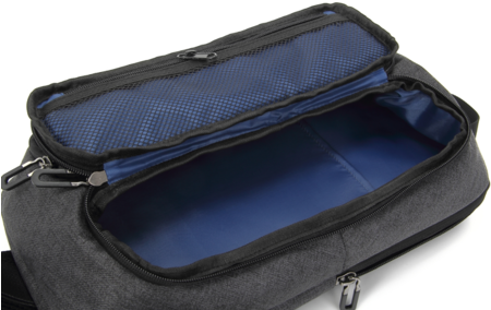 Сумка-рюкзак на плечо Kingslong KTB180802DG (диагональ 11 дюймов), серая Сумка-рюкзак на плечо Kingslong KTB180802DG (диагональ 11 дюймов), серая