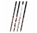 Карандаш чернографитный Brauberg Fish Koi, твердость грифеля ТМ, с ластиком, корпус ассорти