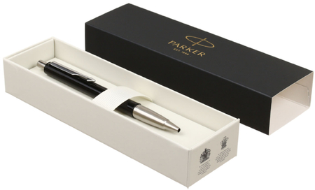 Ручка подарочная шариковая Parker Vector Standard, корпус серебристо-черный Ручка подарочная шариковая Parker Vector Standard, корпус серебристо-черный
