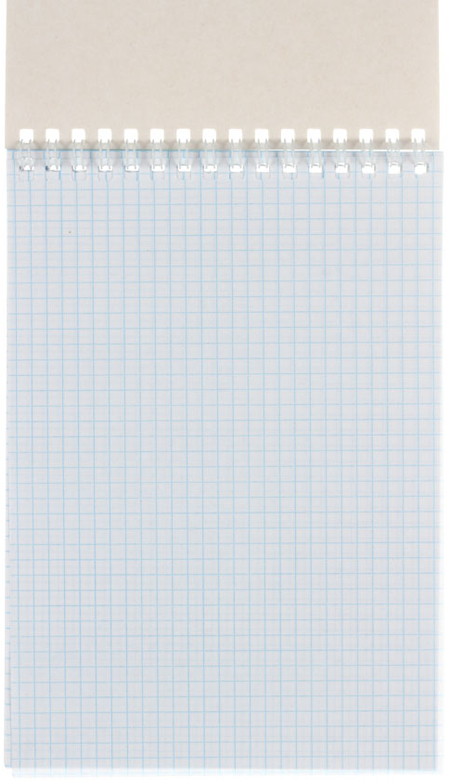Блокнот на гребне SchoolFormat (А5), 140*200 мм, 40 л., клетка, «Однотонные символы»