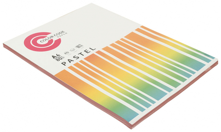 Бумага офисная цветная Color Code Pastel, А4 (210*297 мм), 80 г/м2, 100 л., розовая