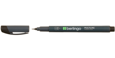 Маркер для дисков CD/DVD Berlingo, черный Маркер для дисков CD/DVD Berlingo, черный