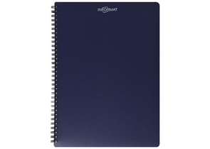 Тетрадь общая А4, 96 л., на гребне Informat, 205×285 мм, клетка, темно-синяя