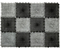Коврик придверный Gras, 42*56 см, черно-серый