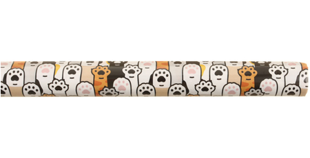 Бумага упаковочная Meshu, 70*100 см, Cute Paws Бумага упаковочная Meshu, 70*100 см, Cute Paws