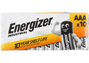 Батарейки щелочные Energizer Industrial Alkaline, AAA, LR03, 1.5V, 10 шт.