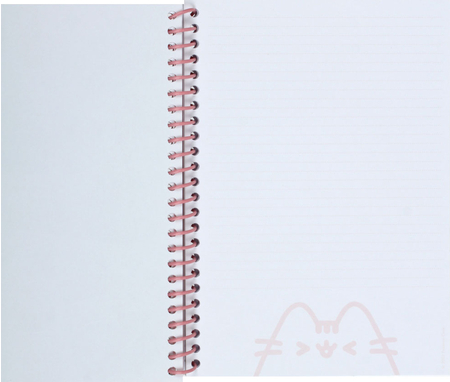 Блокнот на гребне А5 Pusheen, 150*210 мм, 48 л., линия, с подвеской (помпоном) Блокнот на гребне А5 Pusheen, 150*210 мм, 48 л., линия, с подвеской (помпоном)