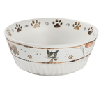 Салатник фарфоровый «Коты-аристократы», 14×5,5 см, 450 мл