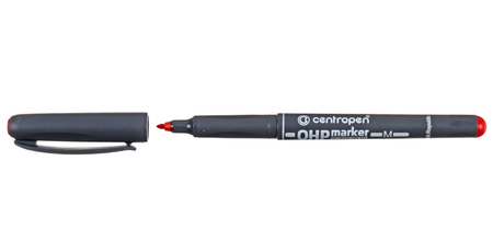 Маркер перманетный OHP Centropen 2637 M, красный Маркер перманетный OHP Centropen 2637 M, красный