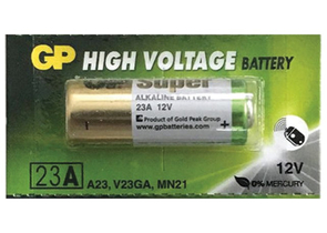 Батарейки щелочные GP High Voltage, 23AE, A23 (MN21, E23A, 1811A, 8LR932), 12V Батарейки щелочные GP High Voltage, 23AE, A23 (MN21, E23A, 1811A, 8LR932), 12V