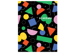 Тетрадь общая А5, 120 л. на кольцах BG, 165×215 мм, клетка, «Вдохновение» Тетрадь общая А5, 120 л. на кольцах BG, 165×215 мм, клетка, «Вдохновение»