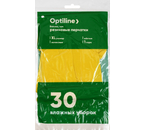 Перчатки латексные хозяйственные Optiline, размер XL, желтые Перчатки латексные хозяйственные Optiline, размер XL, желтые