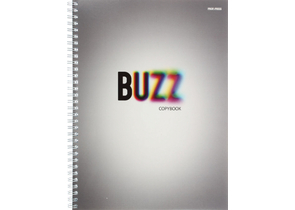 Тетрадь общая А4, 80 л. на гребне Buzz, 203×273 мм, клетка