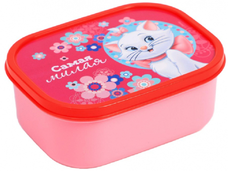 Ланч-бокс прямоугольный, 0,5 л, «Самая милая. Кошечка Мари» Ланч-бокс прямоугольный, 0,5 л, «Самая милая. Кошечка Мари»