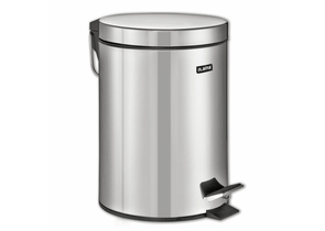 Ведро-контейнер для мусора с педалью Laima Classic, 12 л, нержавеющая сталь