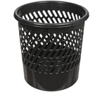Корзина для бумаг сетчатая OfficeClean, 11 л, черная