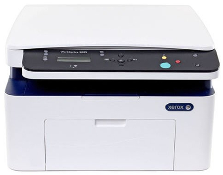 МФУ Xerox WorkCentre 3025BI, A4, лазерная черно-белая печать 1200x1200 dpi, сканер 600x600 dpi, дисплей,Wi-Fi