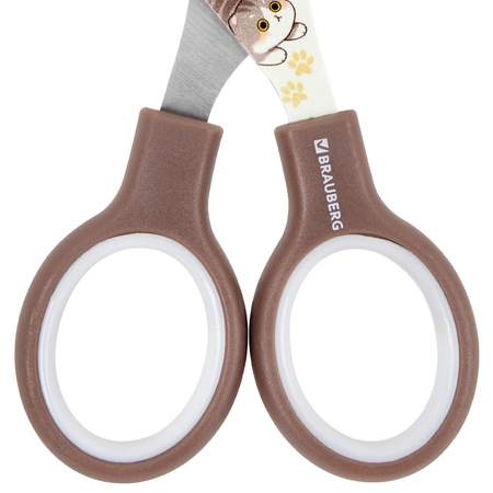 Ножницы канцелярские ErichKrause, 130 мм, «Милые котики» (ручки с прорезиненными вставками) Ножницы канцелярские ErichKrause, 130 мм, «Милые котики» (ручки с прорезиненными вставками)