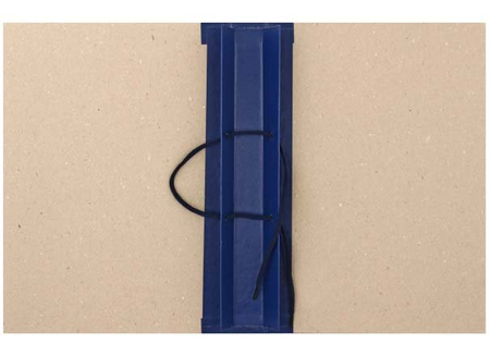 Папка архивная из картона со сшивателем (со шпагатом) , А4, ширина корешка 30 мм, плотность 1240 г/м2, синяя