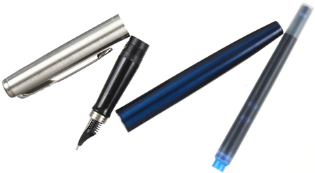 Ручка подарочная перьевая Parker Jotter Core Royal Blue CT, корпус синий 