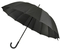 Зонт мужской от дождя (трость, полуавтомат), черный
