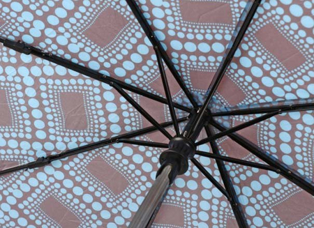 Зонт женский от дождя (автомат) 33059, «Кружочки», голубой