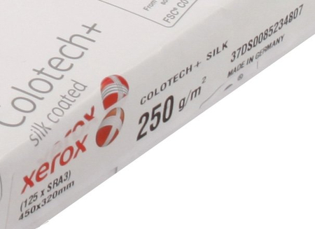 Бумага офисная Xerox Colotech+ Silk coated, SRА3 (450*320 мм), 250 г/м2, 125 л.