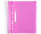 Папка-скоросшиватель пластиковая А4 Economix, толщина пластика 0,16 мм, розовая