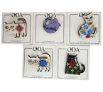 Брошь авторская (Данилюк О.Г.), 5×4,5 см, ассорти