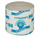 Бумага туалетная «Островская. Стандарт», 1 рулон, ширина 85 мм, серая