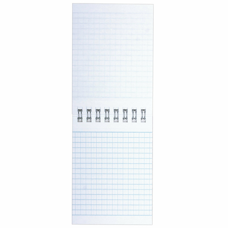 Блокнот на гребне Brauberg А7, 65*100 мм, 40 л., клетка, Minimal Pastel, ассорти