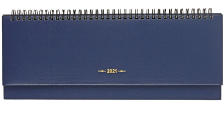 Планинг датированный на гребне на 2021 год Ariane, 330*130 мм, 64 л., синий