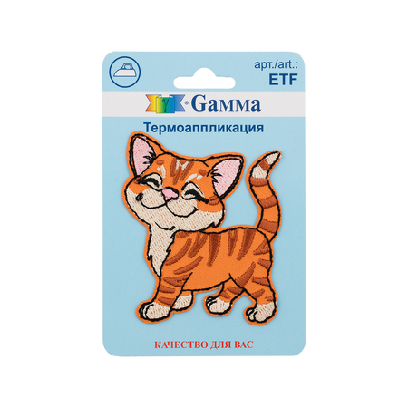 Термоаппликация Gamma, № 04, 02-422, «Котенок», 5,5*6,5 см Термоаппликация Gamma, № 04, 02-422, «Котенок», 5,5*6,5 см