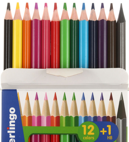 Карандаши цветные Berlingo «Корабли», 12 цветов+1 ч/г, длина 175 мм