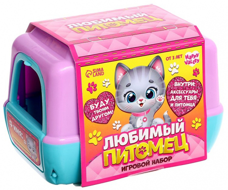 Набор игровой «Любимый питомец: Котик», ассорти Набор игровой «Любимый питомец: Котик», ассорти
