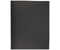 Папка пластиковая на 4-х кольцах Basic, толщина пластика 0,5 мм, черная