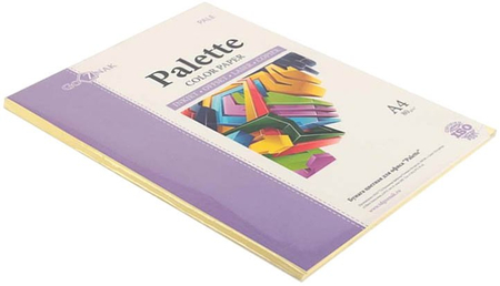 Бумага офисная цветная Palette Pastel, А4 (210*297 мм), 80 г/м2, пастель, 100 л., желтая