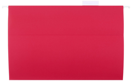 Папка подвесная для картотек Index, 360*240 мм, красная 