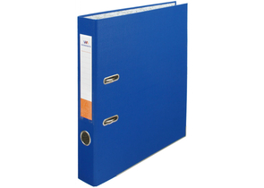 Папка-регистратор Workmate с односторонним ПВХ-покрытием, корешок 50 мм, синий